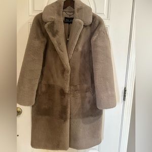 Winter faux fur coat